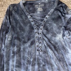 American Eagle top cross down